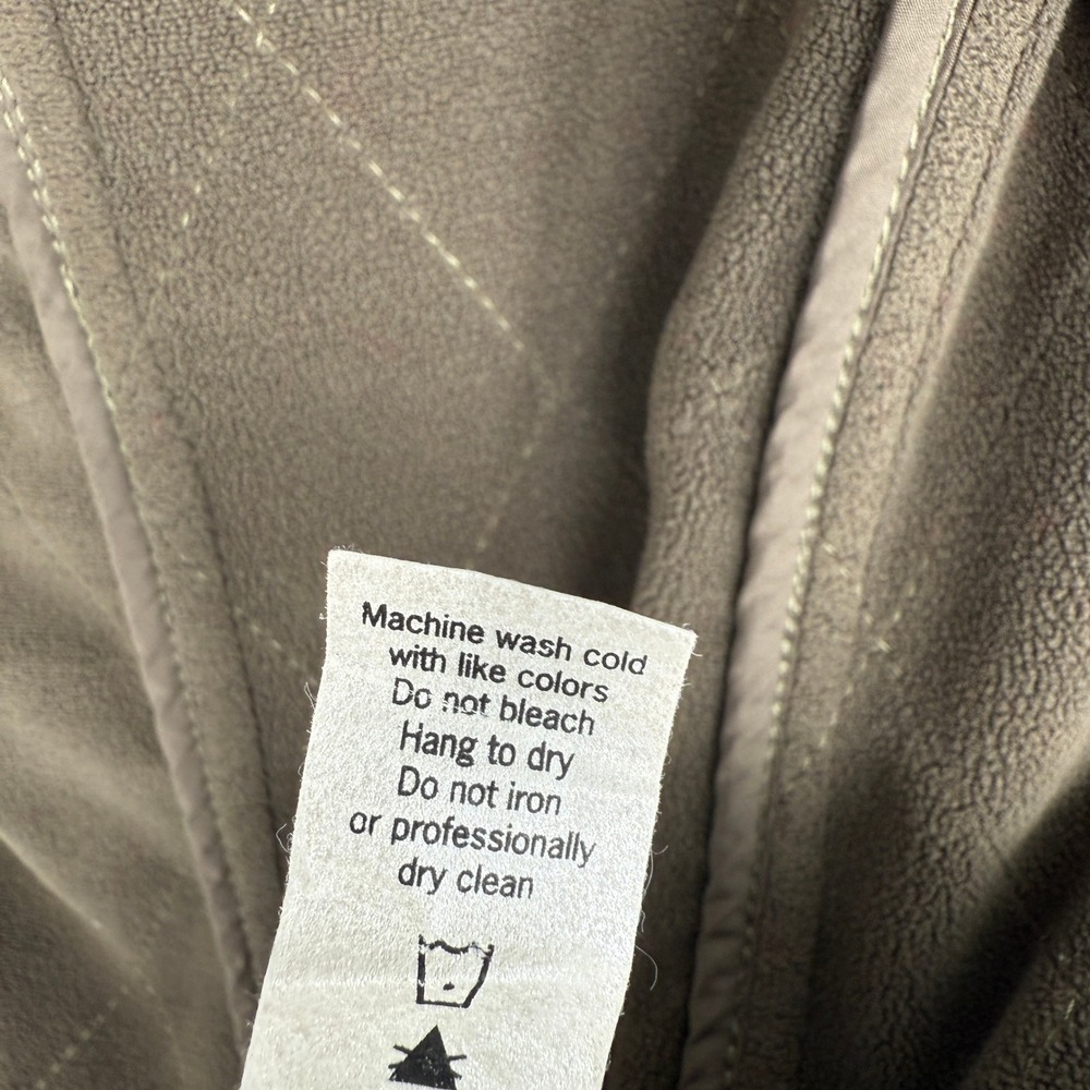 Athleta Quilted Funnel Neck Zip Up Jacket Taupe Women Small Lightweight Casual‎ - Picture 7 of 8